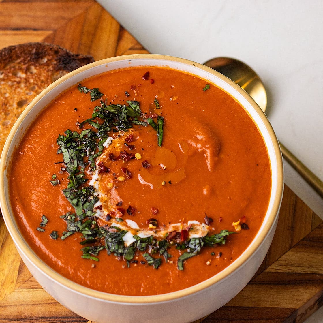 Creamy Miso Butter Tomato Soup