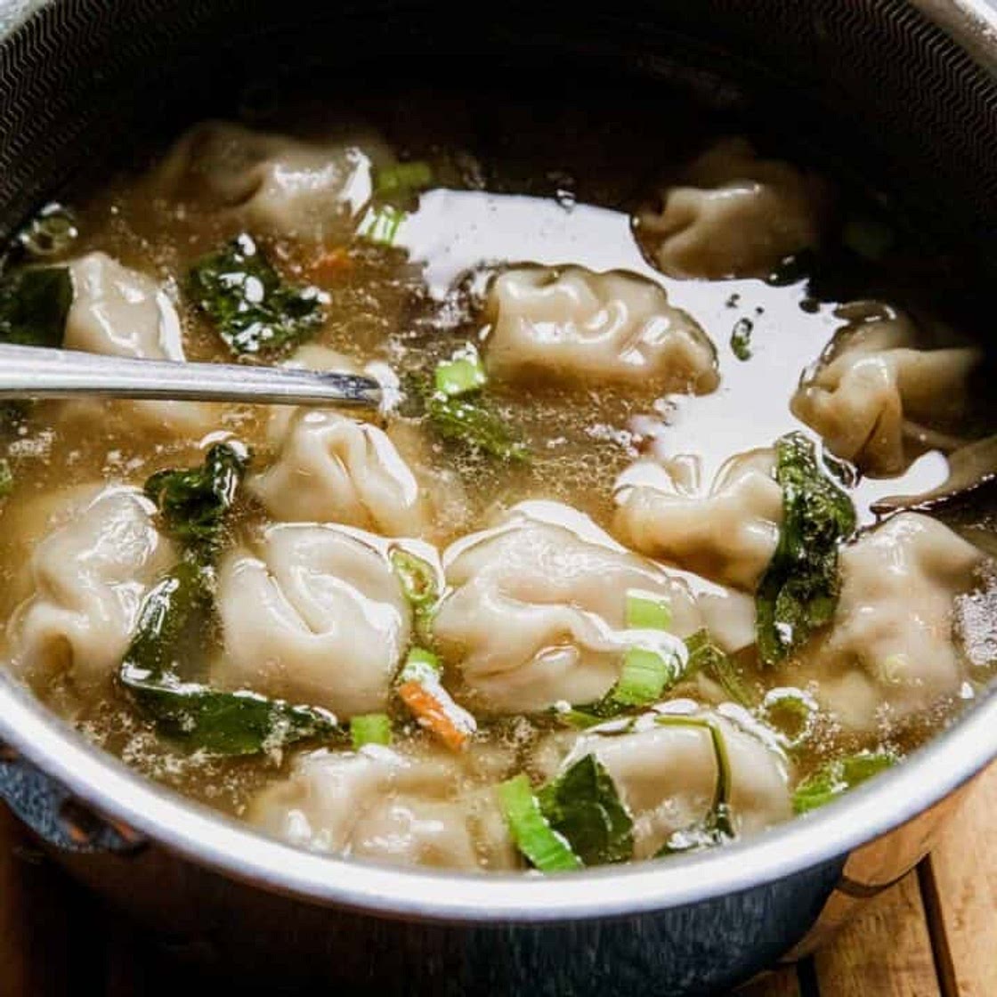 No Water Chicken Wonton Soup