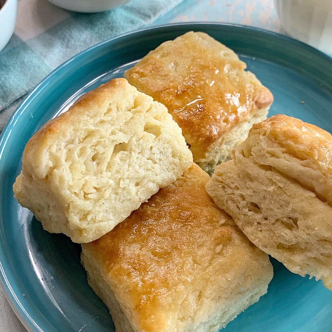 Soft & Fluffy Cream Cheese Biscuits