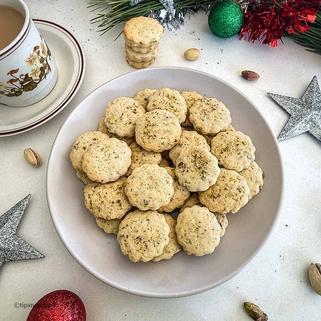 Air Fryer Pistachio Cookies