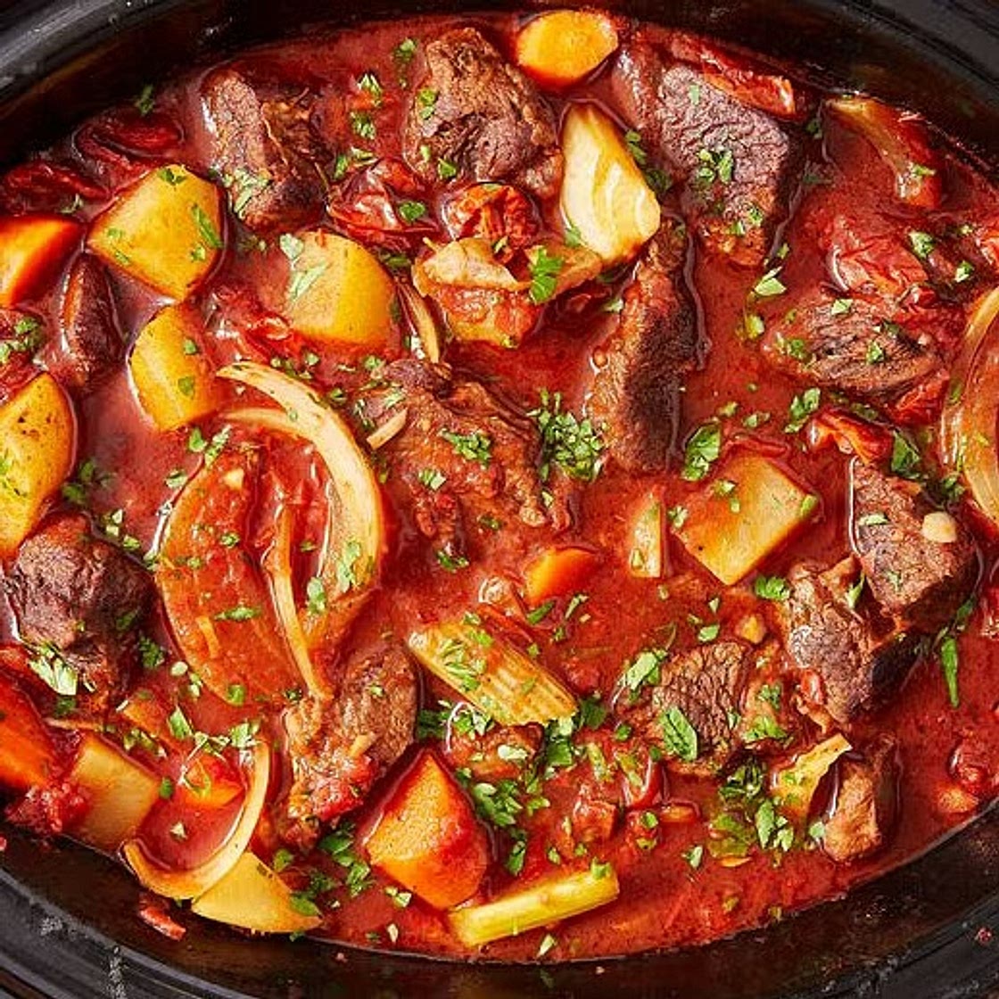 Slow-Cooker Red Wine Beef Stew