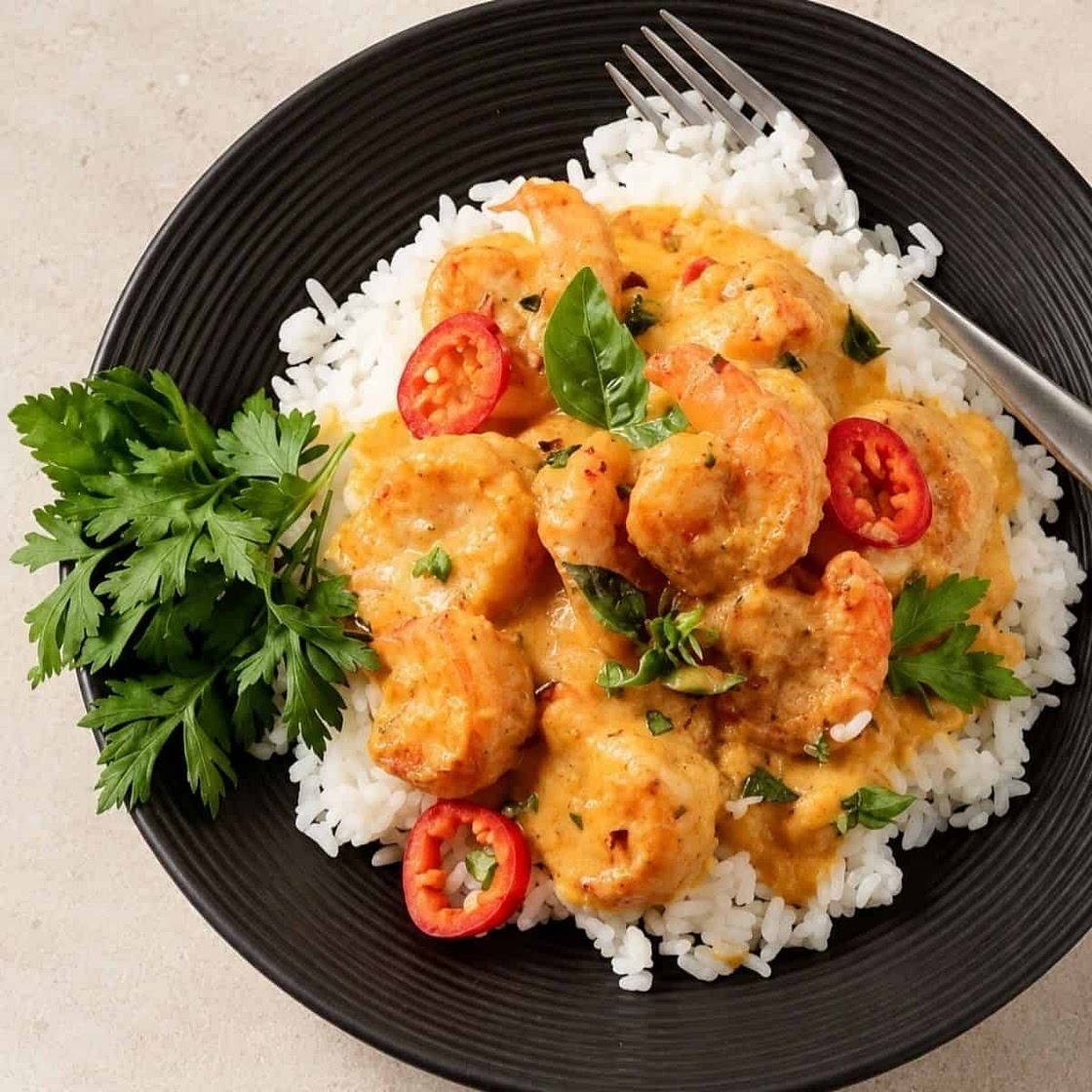 Shrimp in Coconut Sauce