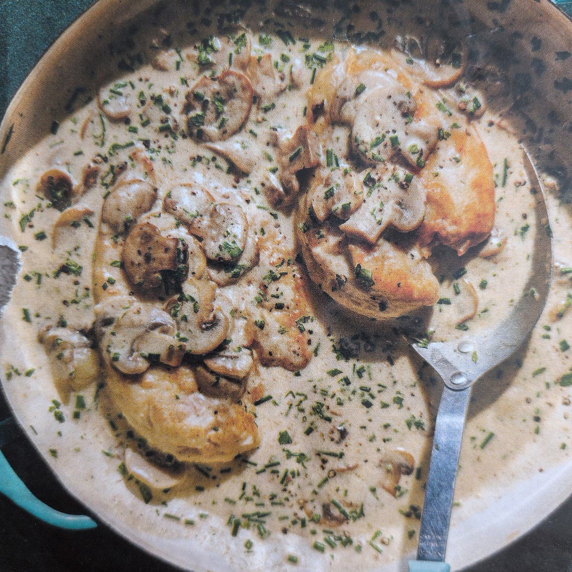 Creamy Garlic Mushroom Chicken