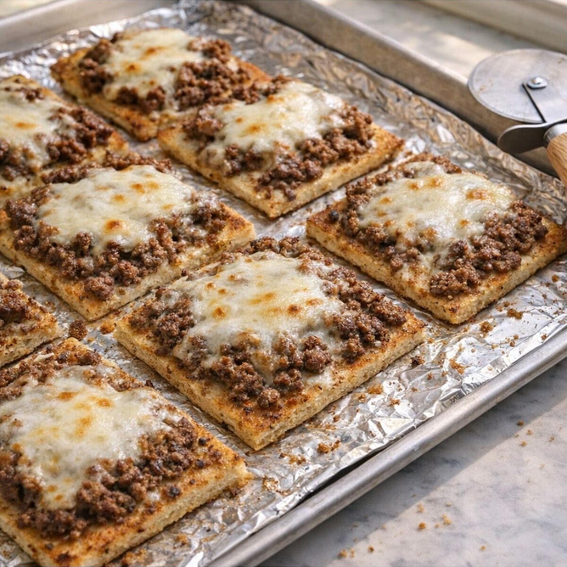 Oven Baked Beef Flatbread