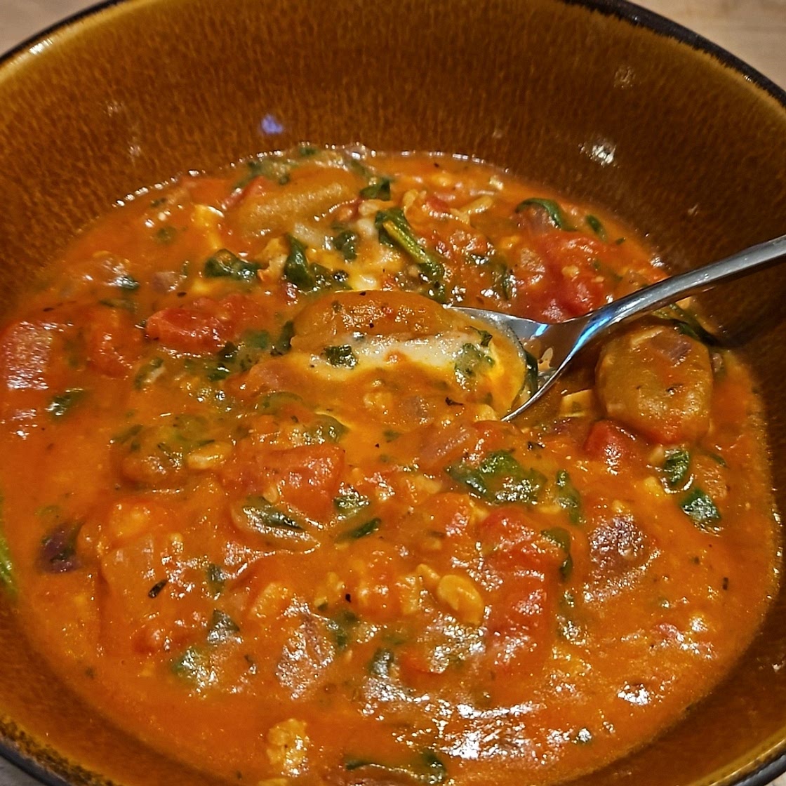 Cheesy One-Pot Gnocchi with Italian Sausage & Spinach