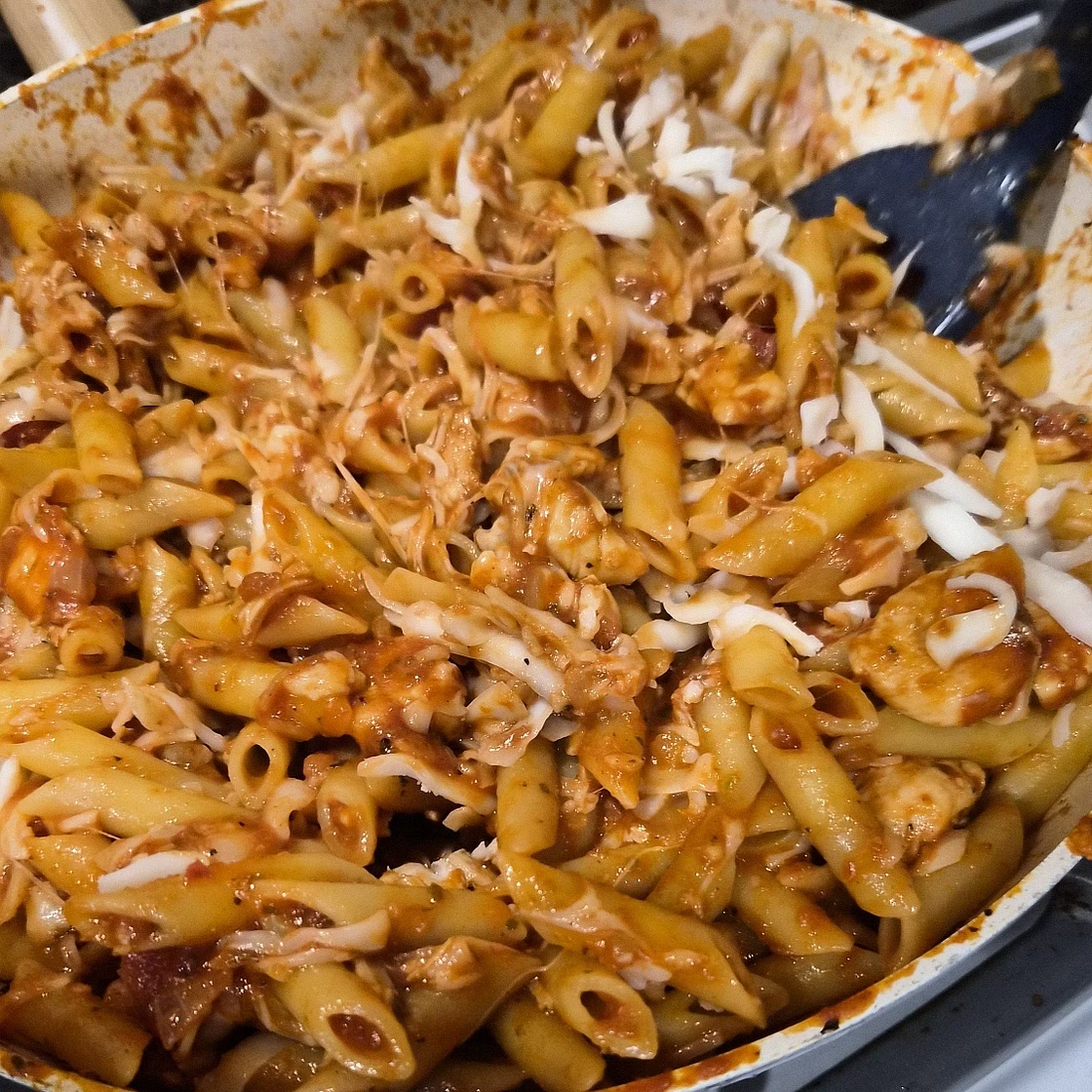 One Pot Chicken Parmesan Pasta