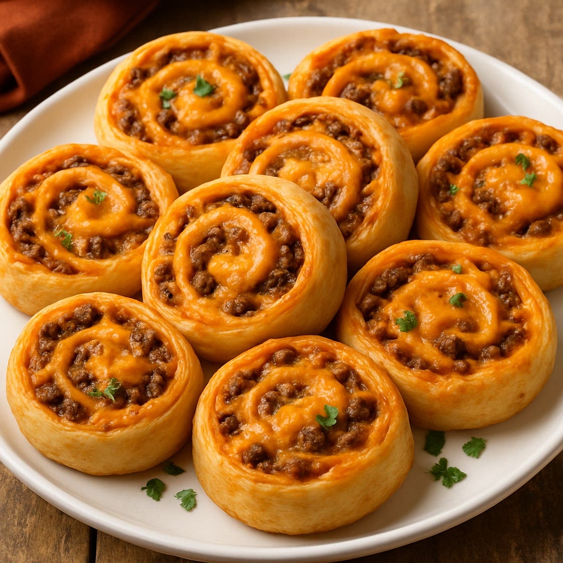 Cheesy Taco Pinwheels