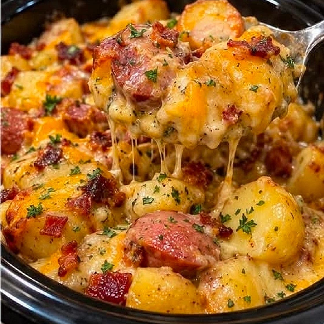 Harold’s Slow Cooker Sausage & Potatoes