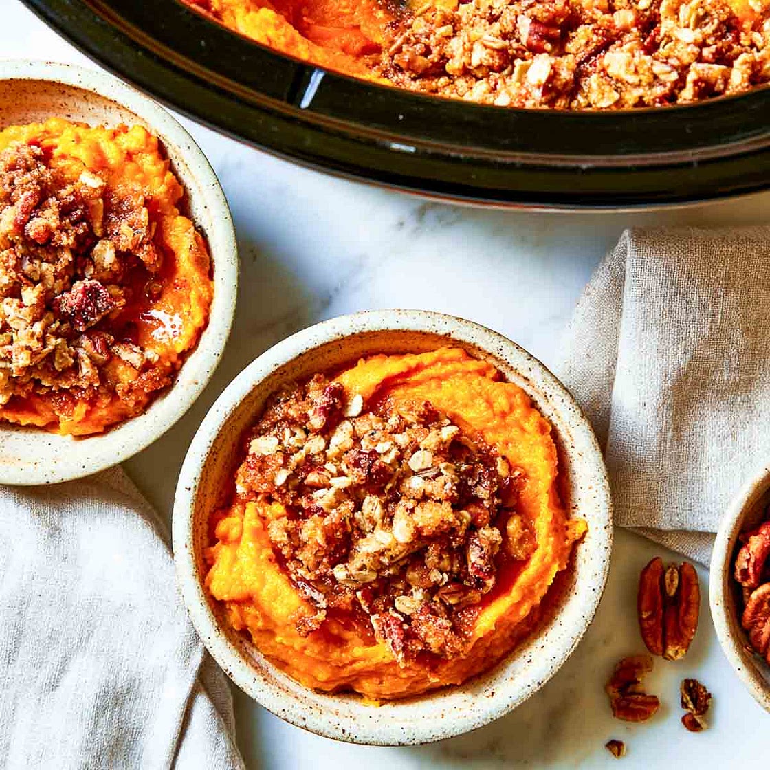 Crockpot Sweet Potato Casserole