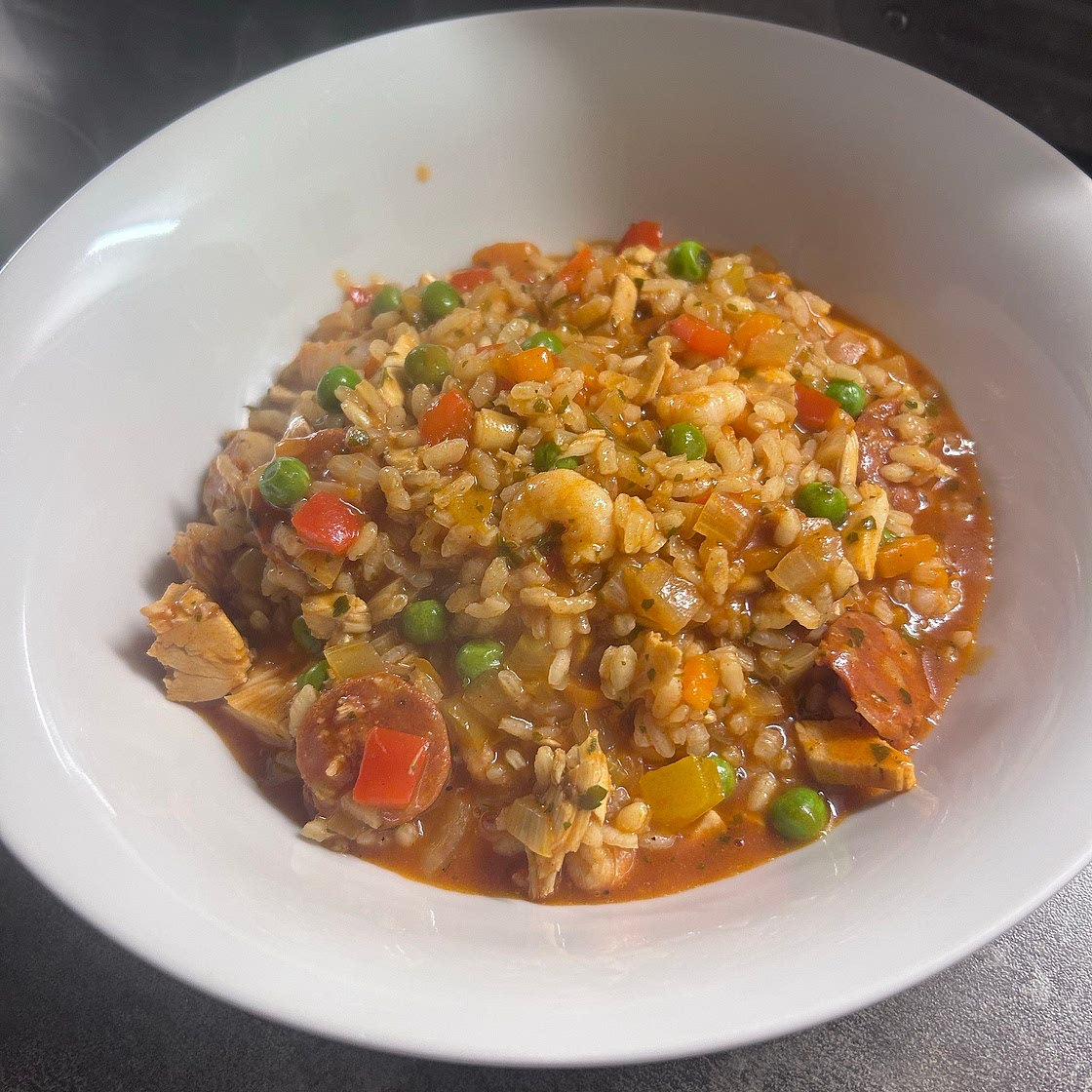 Chicken & chorizo paella