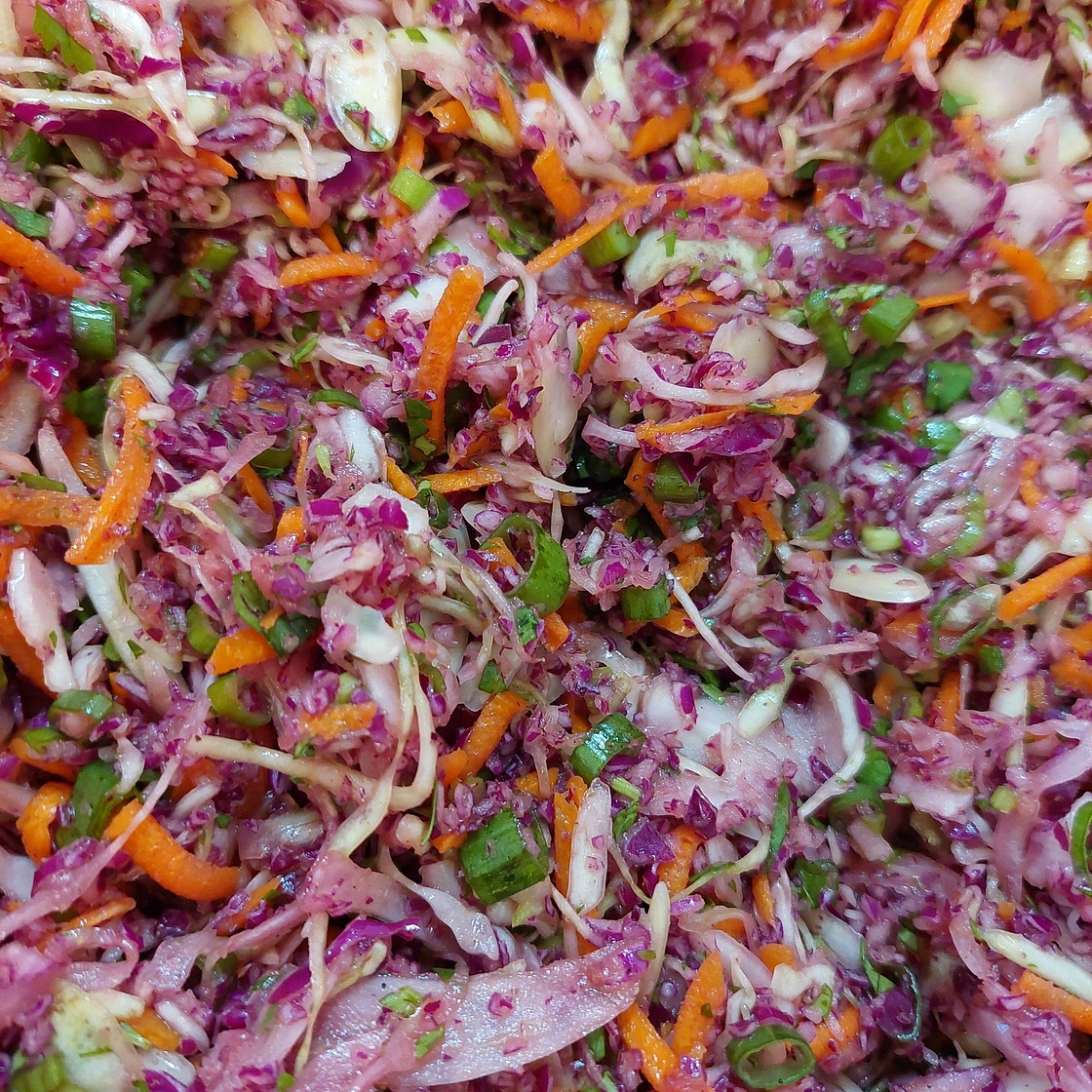 Best Healthy Coleslaw Ever (no mayo!)