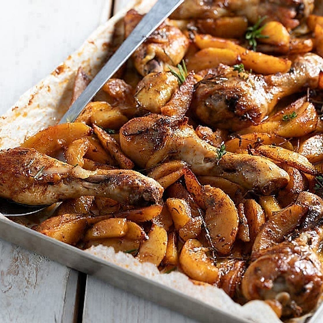 Cosce di pollo al forno