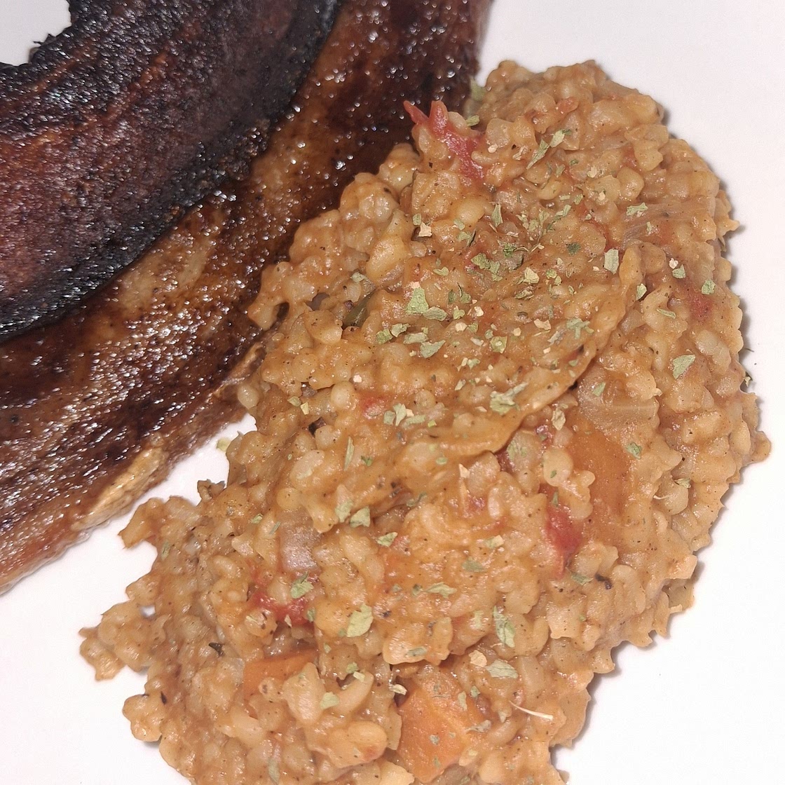 Middle Eastern Vegetable Bulgur Pilaf