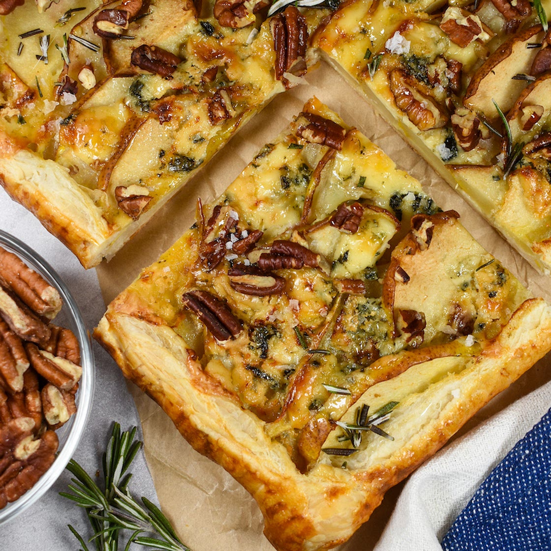 Pear and Blue Cheese Tart