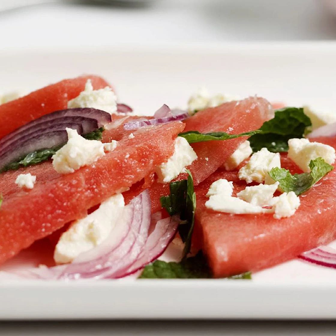 Watermelon feta salad