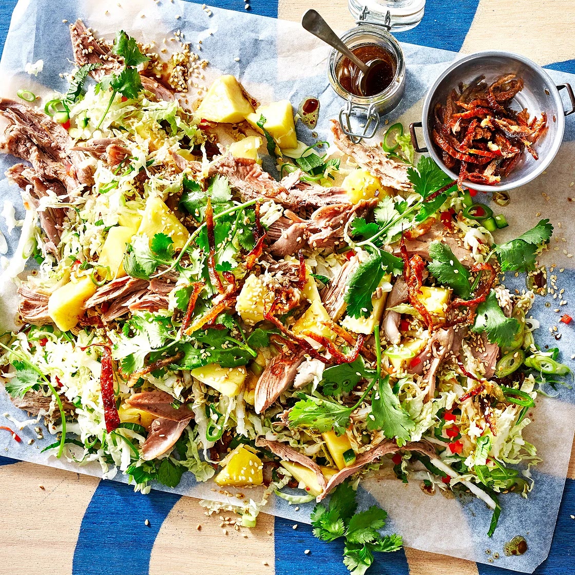 Sesame duck salad