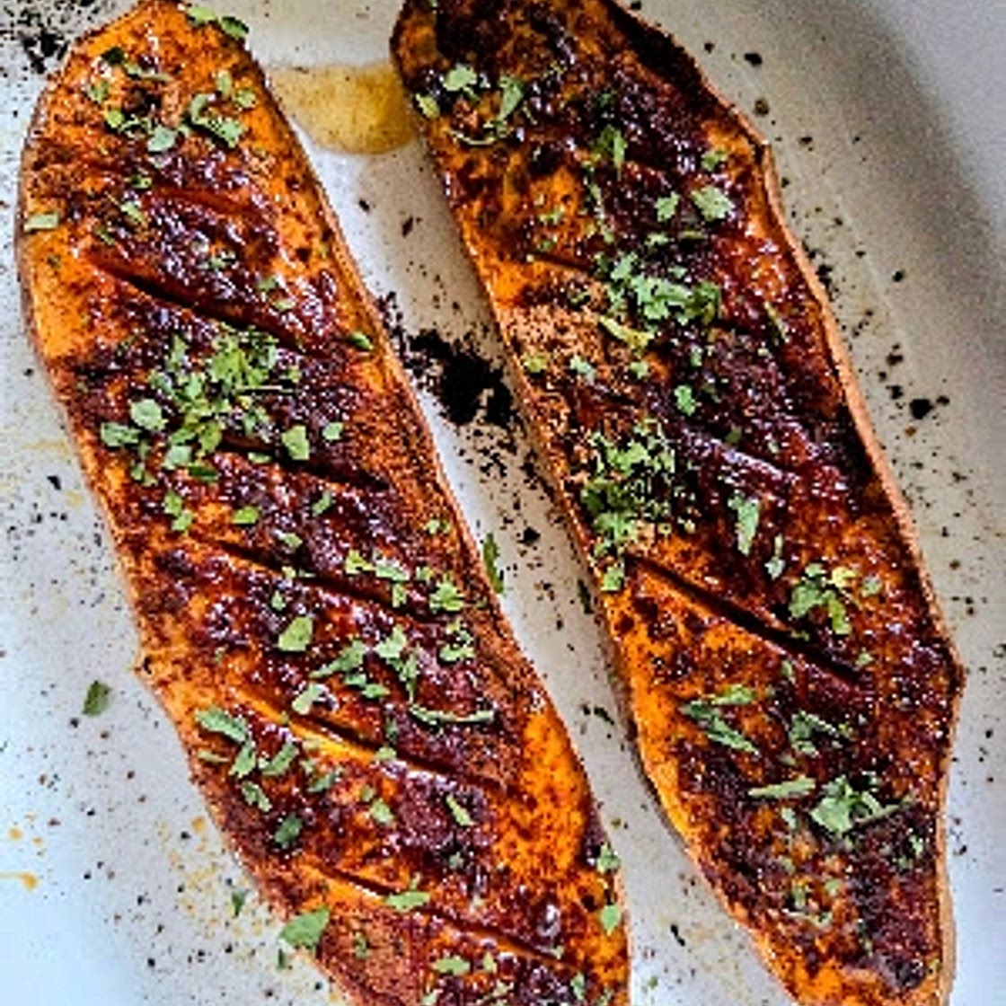 Chili Pumpkin Spice Sweet Potato