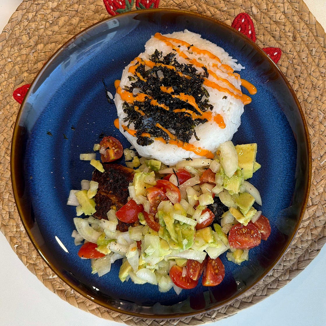 Grilled Salmon with Avocado Salsa (Healthy, Low-Carb, Paleo, Whole30)