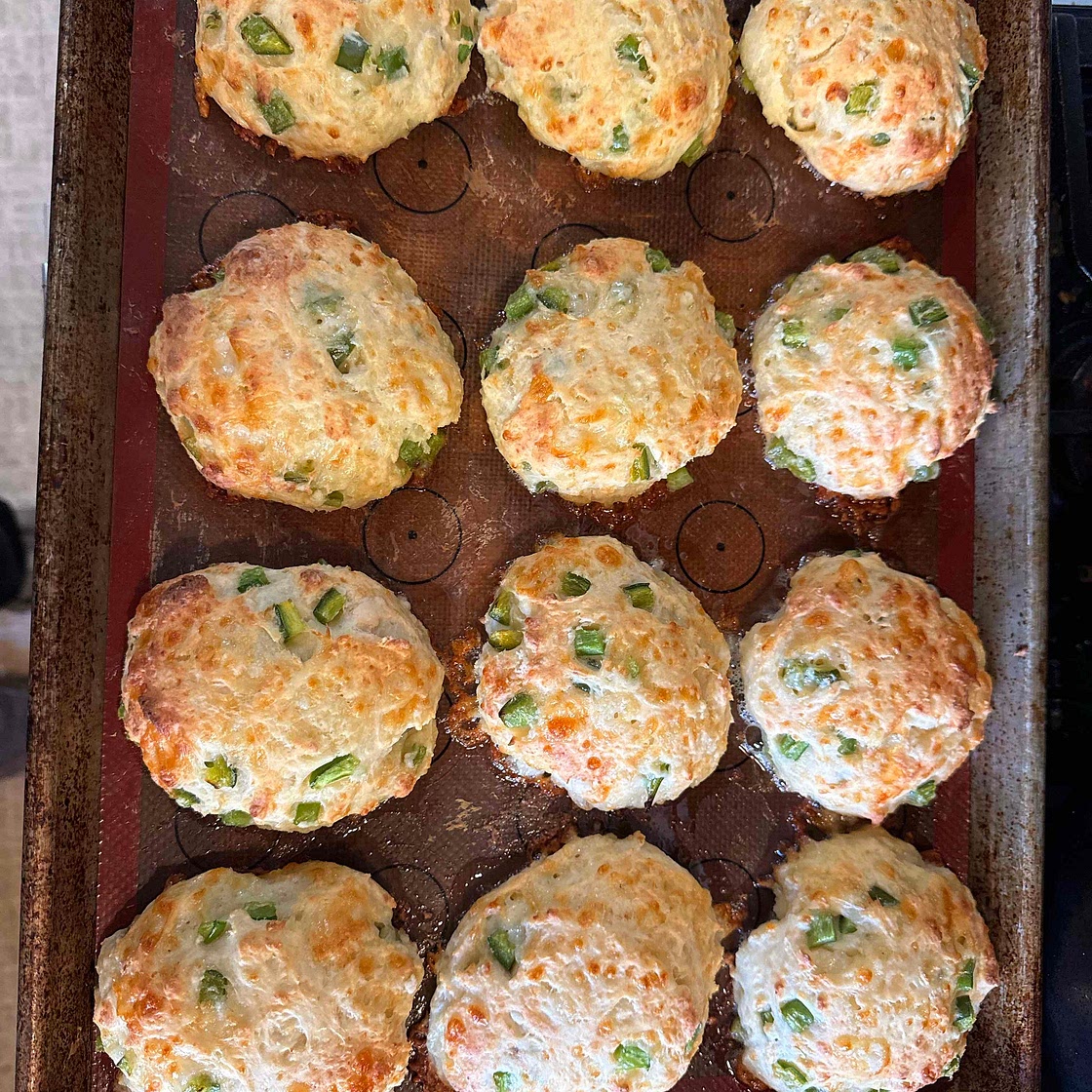 Cottage Cheese Breakfast Biscuits