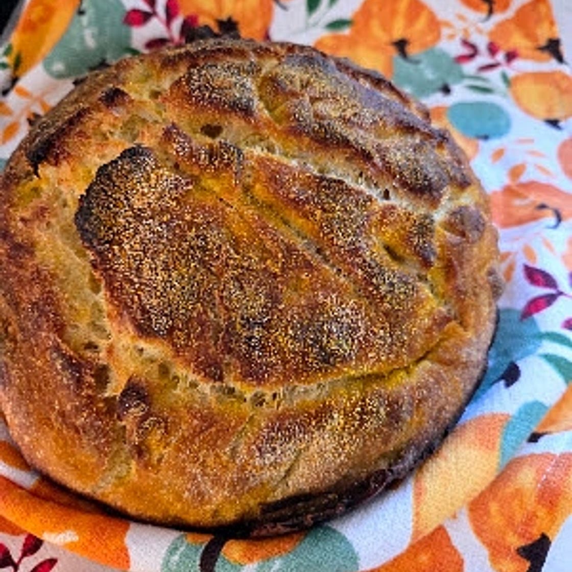 Pumpkin Sourdough Bread
