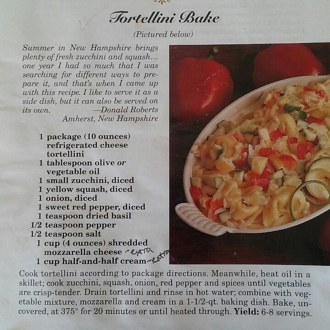 Tortellini Bake
