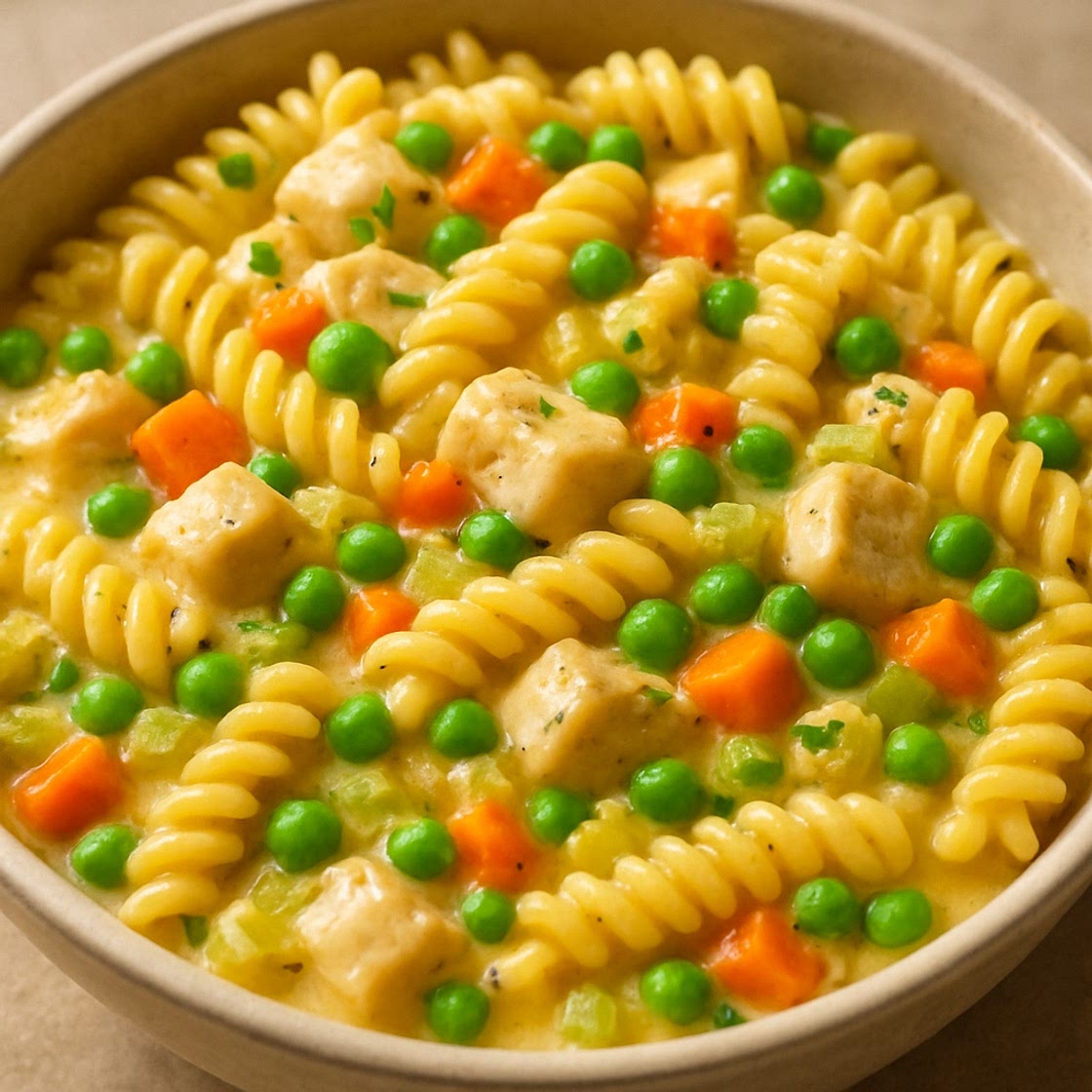 Chicken Pot Pie Pasta!