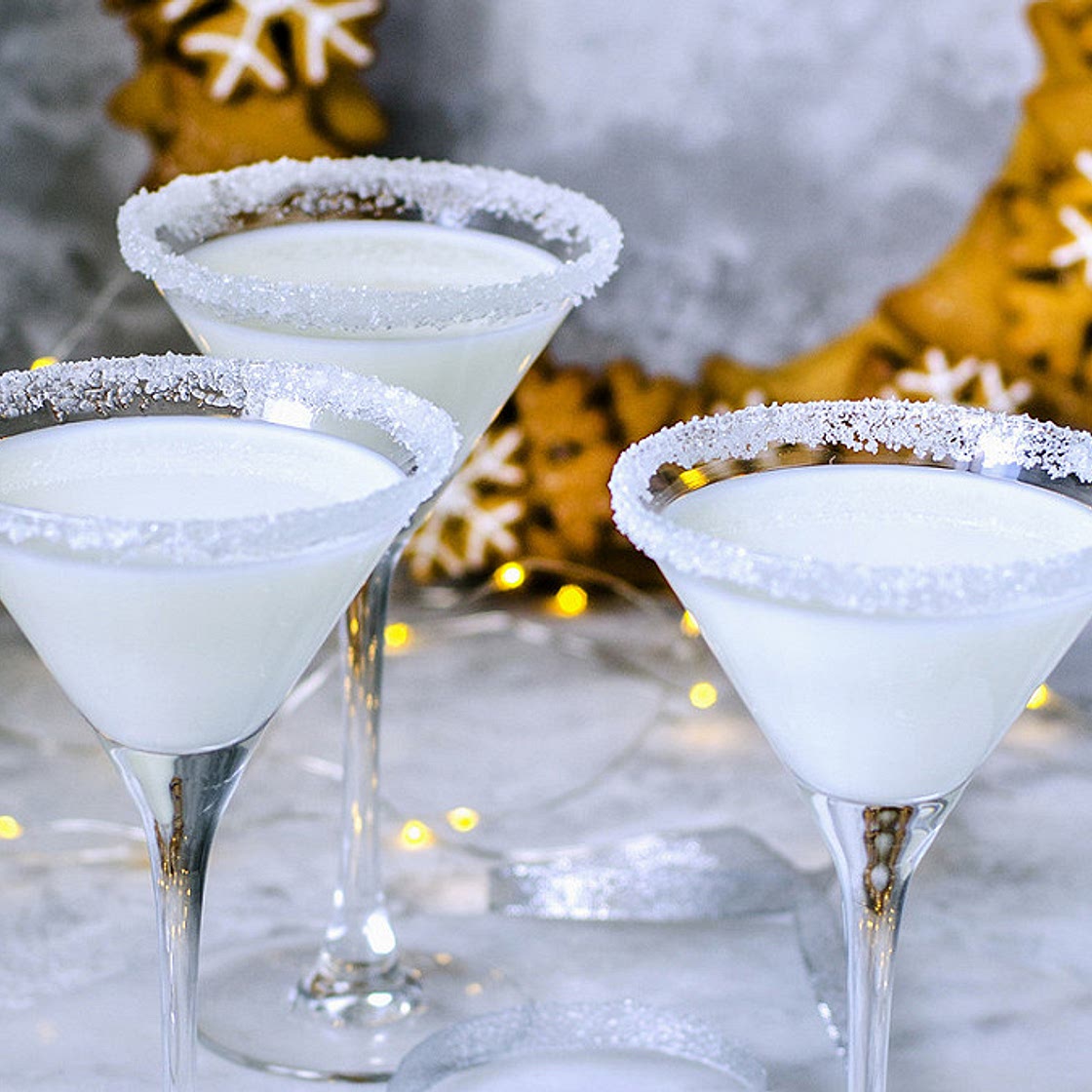 Martini à la noix de coco pour Noël