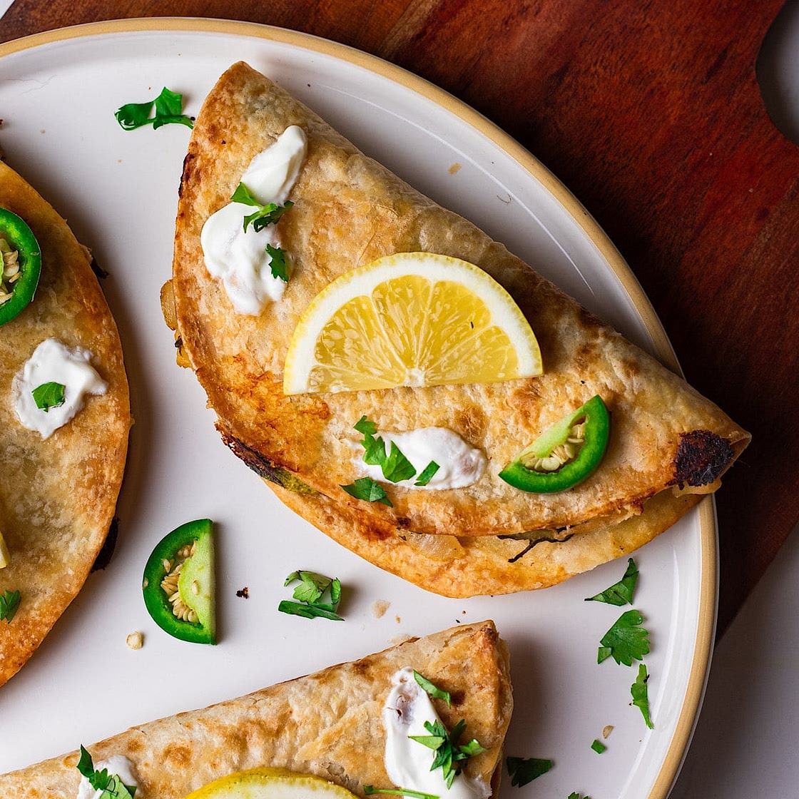 Crispy Baked Zucchini Feta Tacos