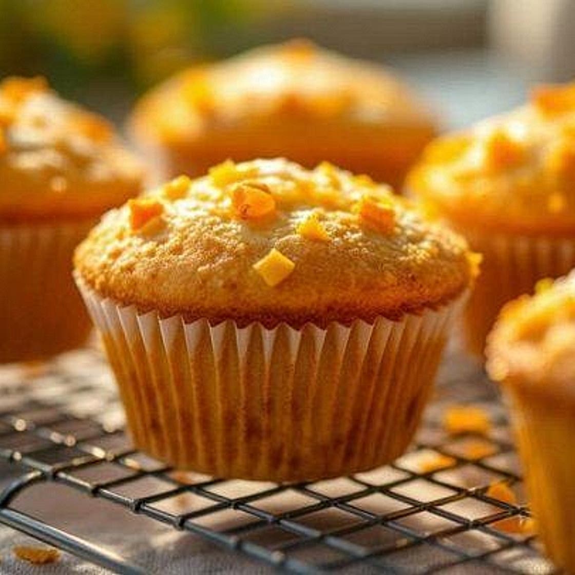 Fluffy Orange Muffins