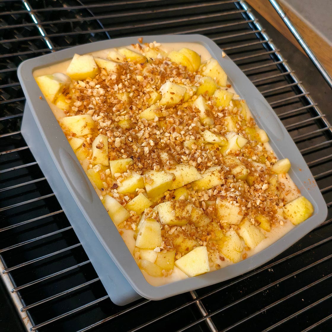 Kleiner Vanille-Apfel-Kuchen