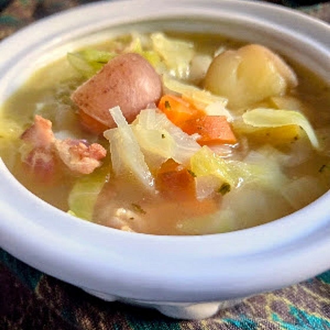 Rustic Irish Potato Cabbage Soup