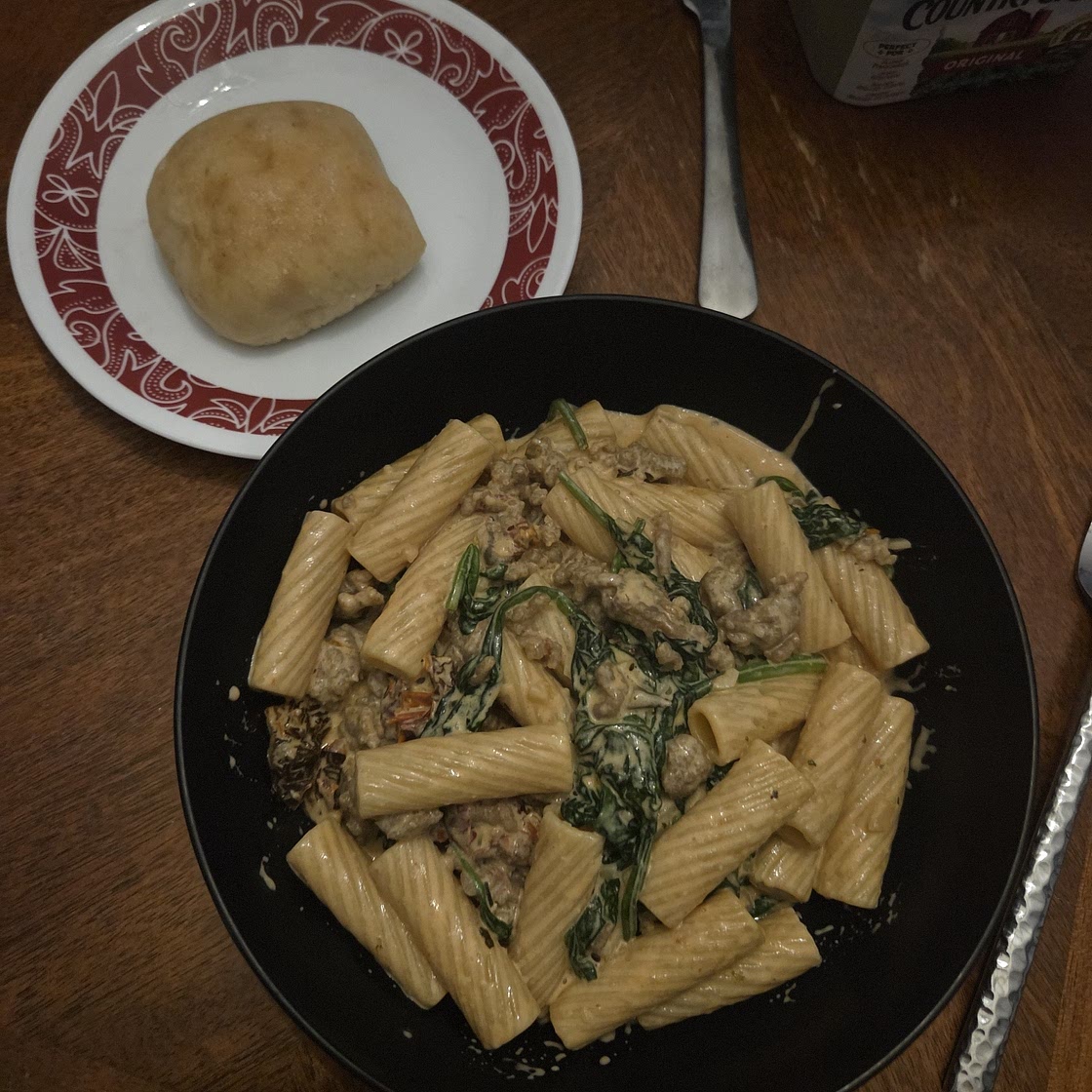 Creamy Italian Sausage Rigatoni