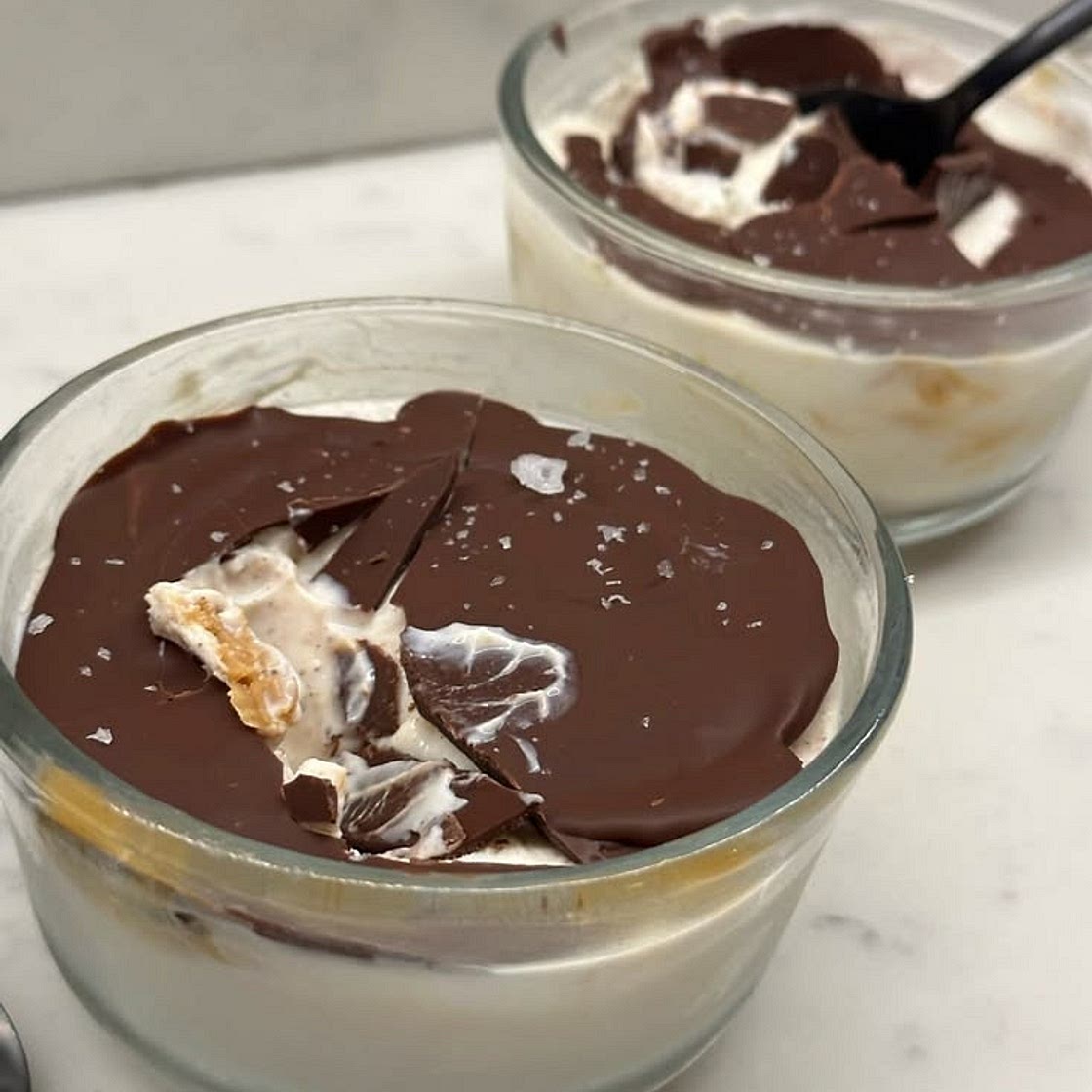 Quark protein pudding