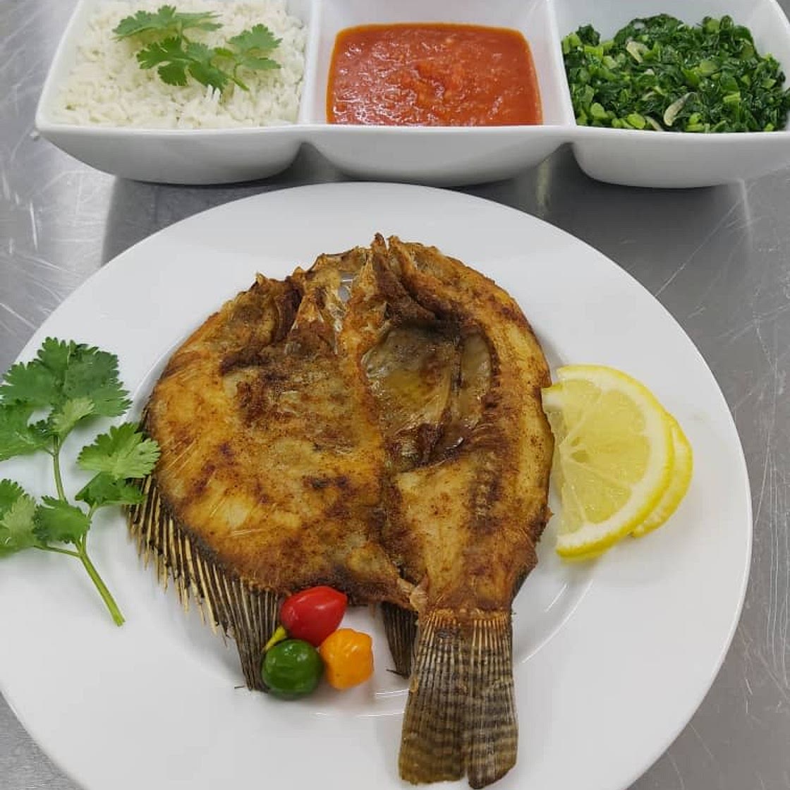 Plato de mariscos frescos