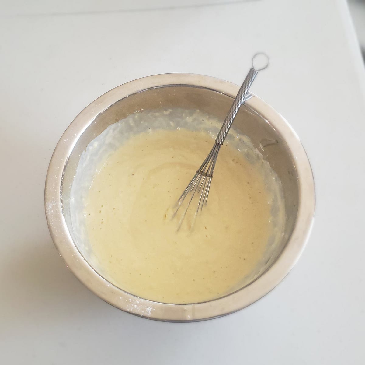 Combine wet and dry ingredients in large bowl