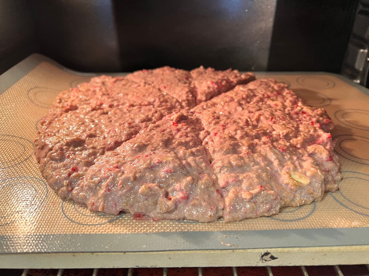Cut into 12 pie shaped slices.