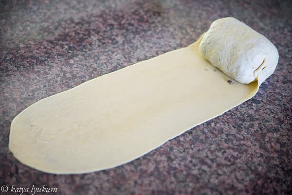 Wrap the tenderloin and secure the sides.