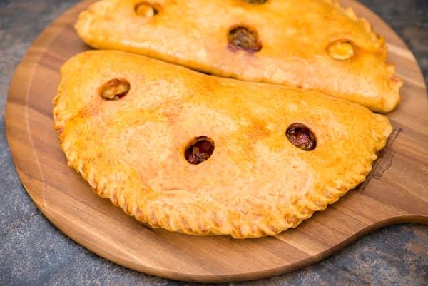 Bake in a hot oven for about 35 minutes, until golden and crusty.