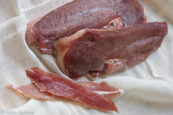 That's how they will look at the end of drying.