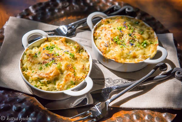 Bake for 15 minutes on the top shelf until cheese is melted and lightly browned.
