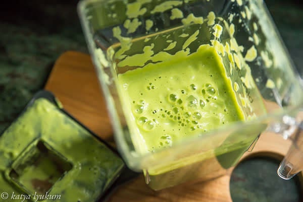 Strain and reserve water in case you need to adjust soup thickness. Transfer zucchini into a blender jar, add milk and spices if using, and puree until smooth. Taste and adjust seasoning if needed.