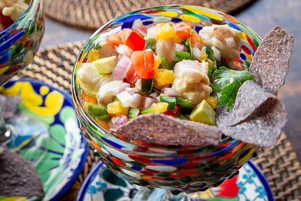 Serve with corn tortillas or chips.