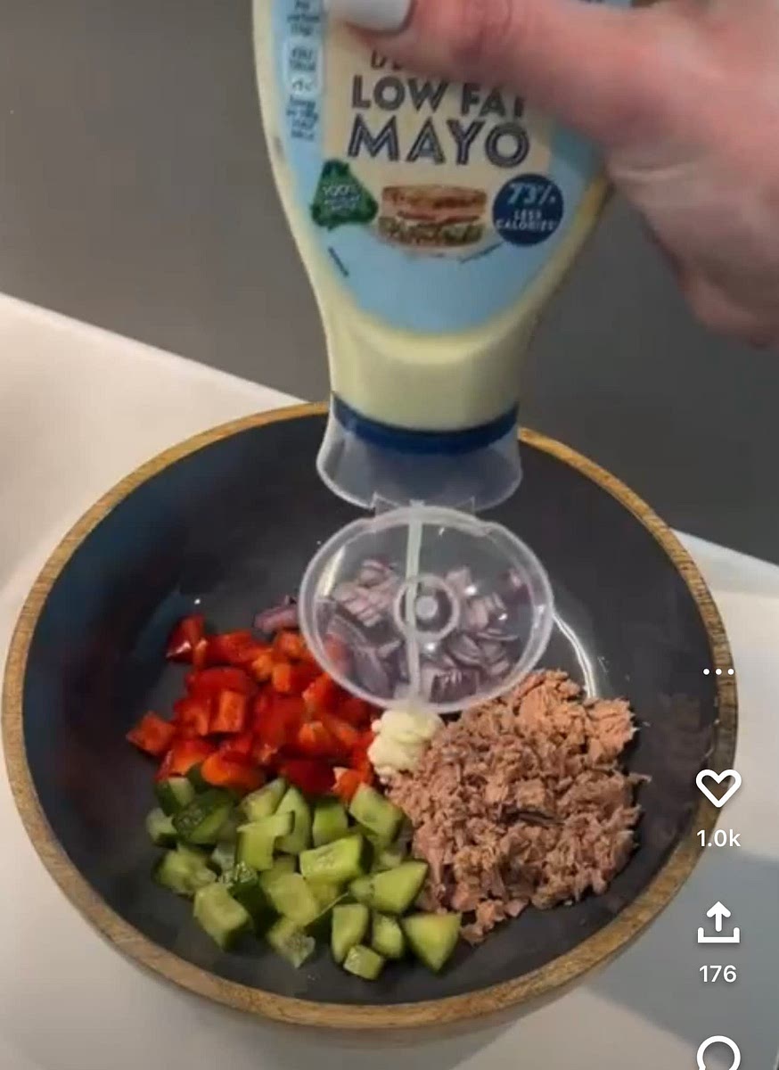 Add all ingredients to bowl and stir