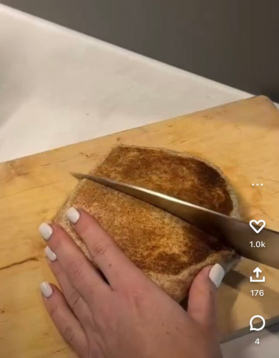 Cut in half and enjoy