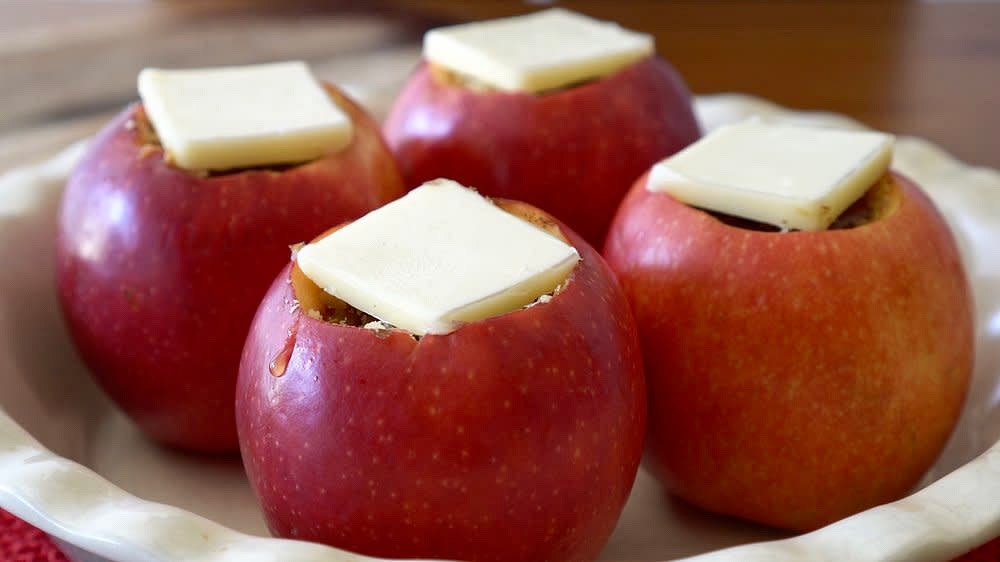 Top the Stuffing with a pat of Unsalted Butter.