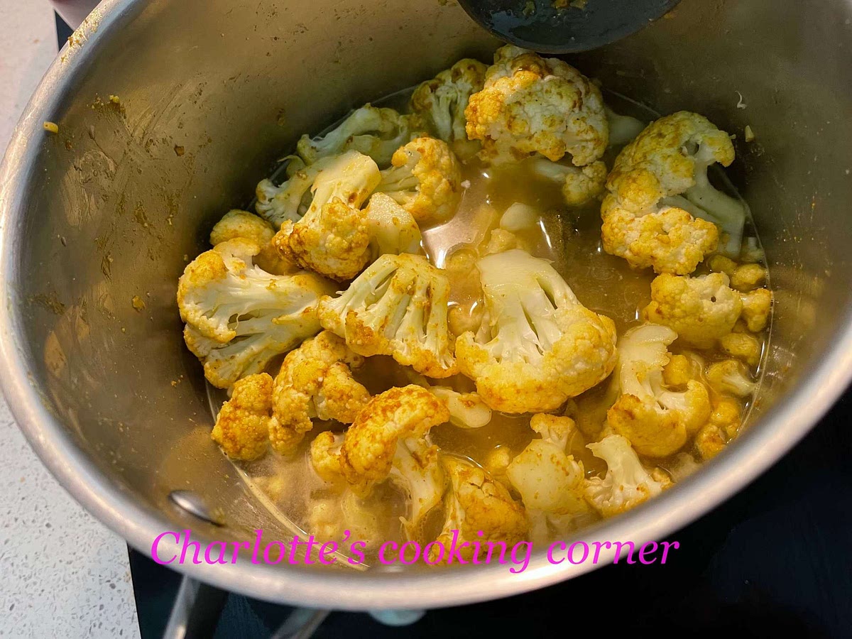 Add chicken broth and cook for 20 minutes.