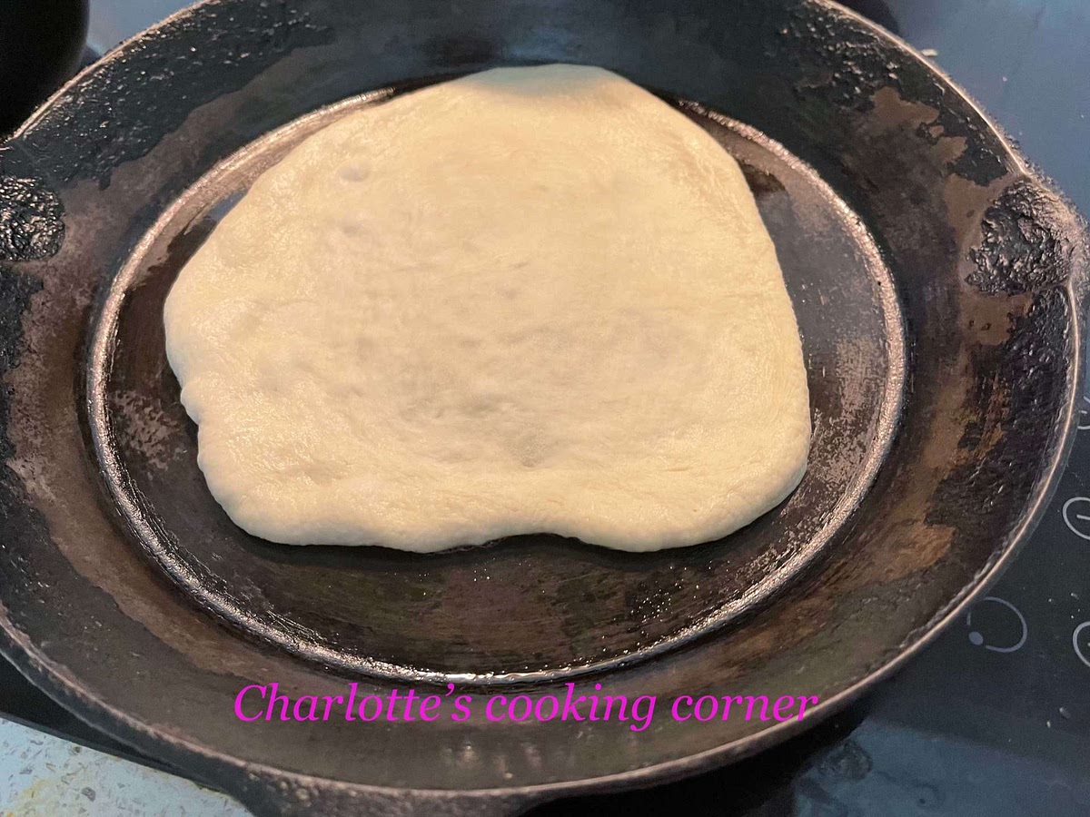 In the skillet, pan fry till golden brown.