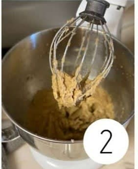 add the eggs and mix well