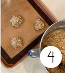 place tbsp size balls onto baking sheet