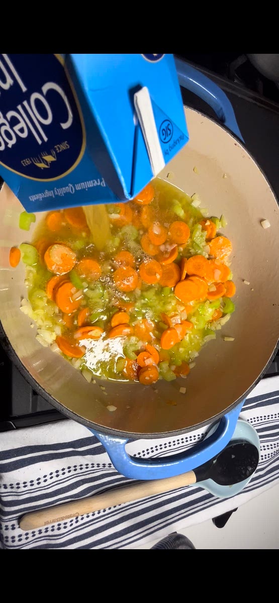 Add chicken stock